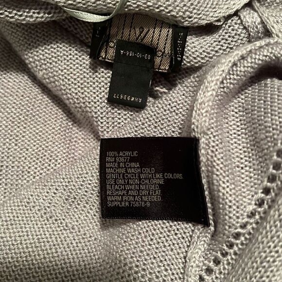 Worthington Women's Tan Knit Long Sleeves Open Cardigan Sweater - Picture 8 of 8